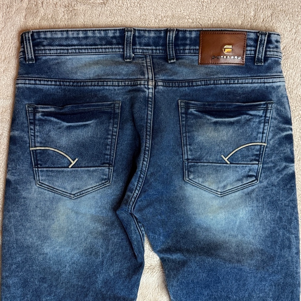 G-Star Men's Blue Straight Jeans 1160 sz 36 - Picture 9 of 12